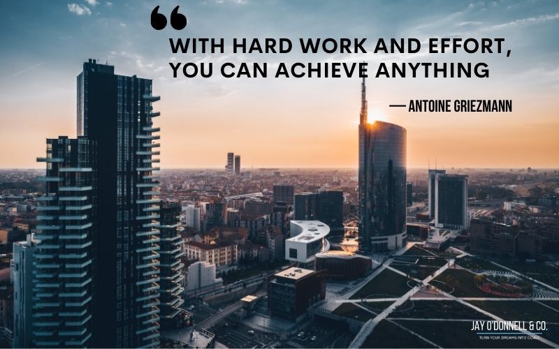 Antoine Griezmann quote discipline bridge between goals accomplishment