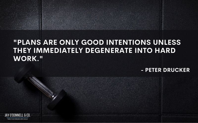 Peter Drucker quote diligent work ethic