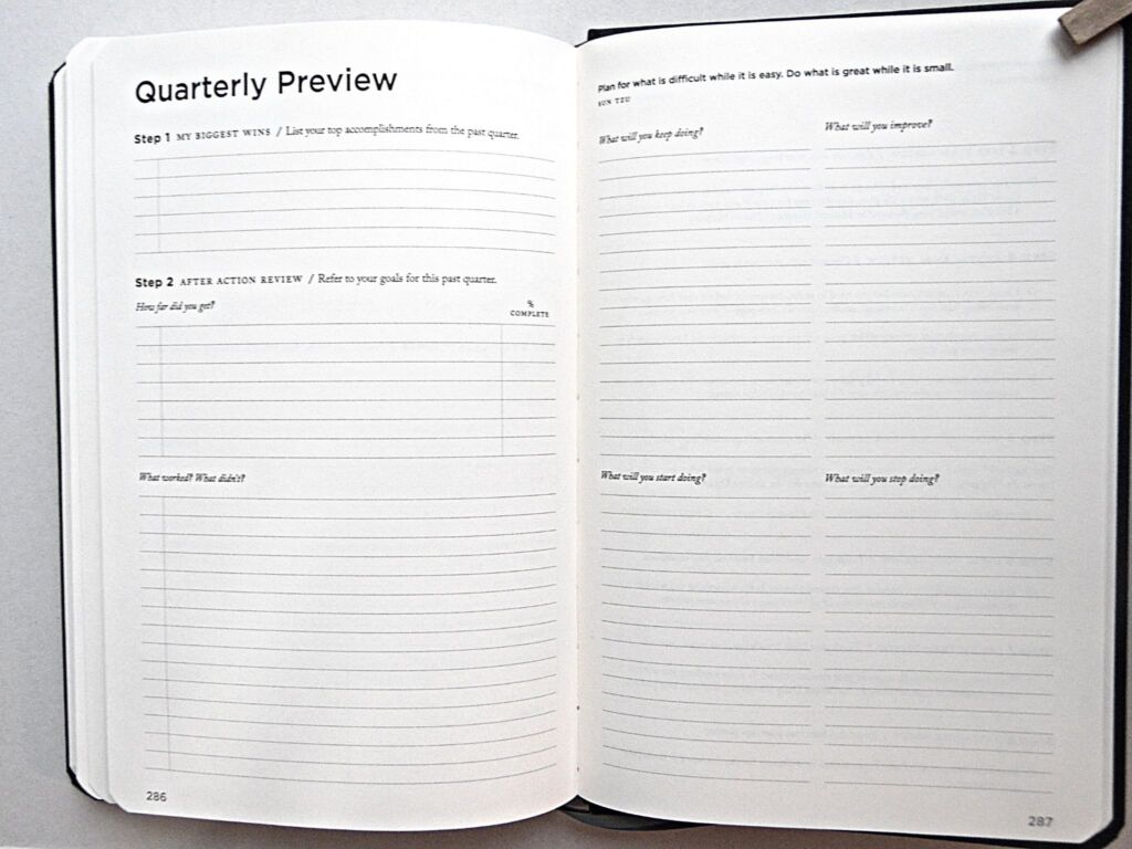 Quarterly Preview Full Focus Planner