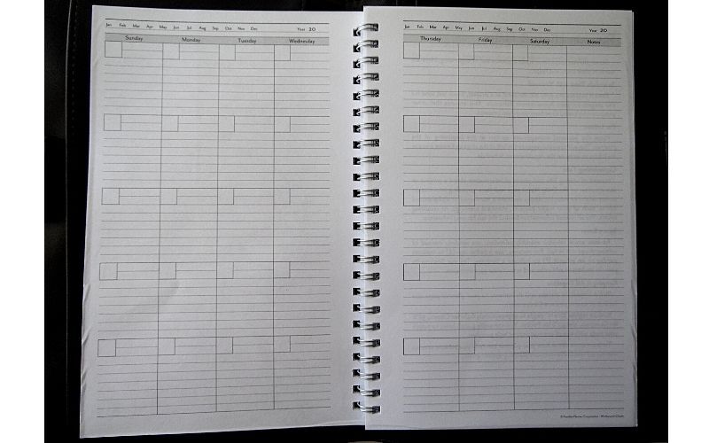 Franklin Planner Calendar Pages